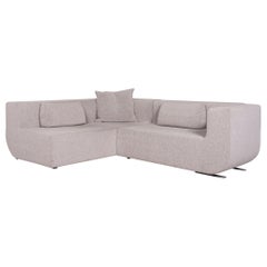 COR Nuba Fabric Corner Sofa Gray Sofa Couch