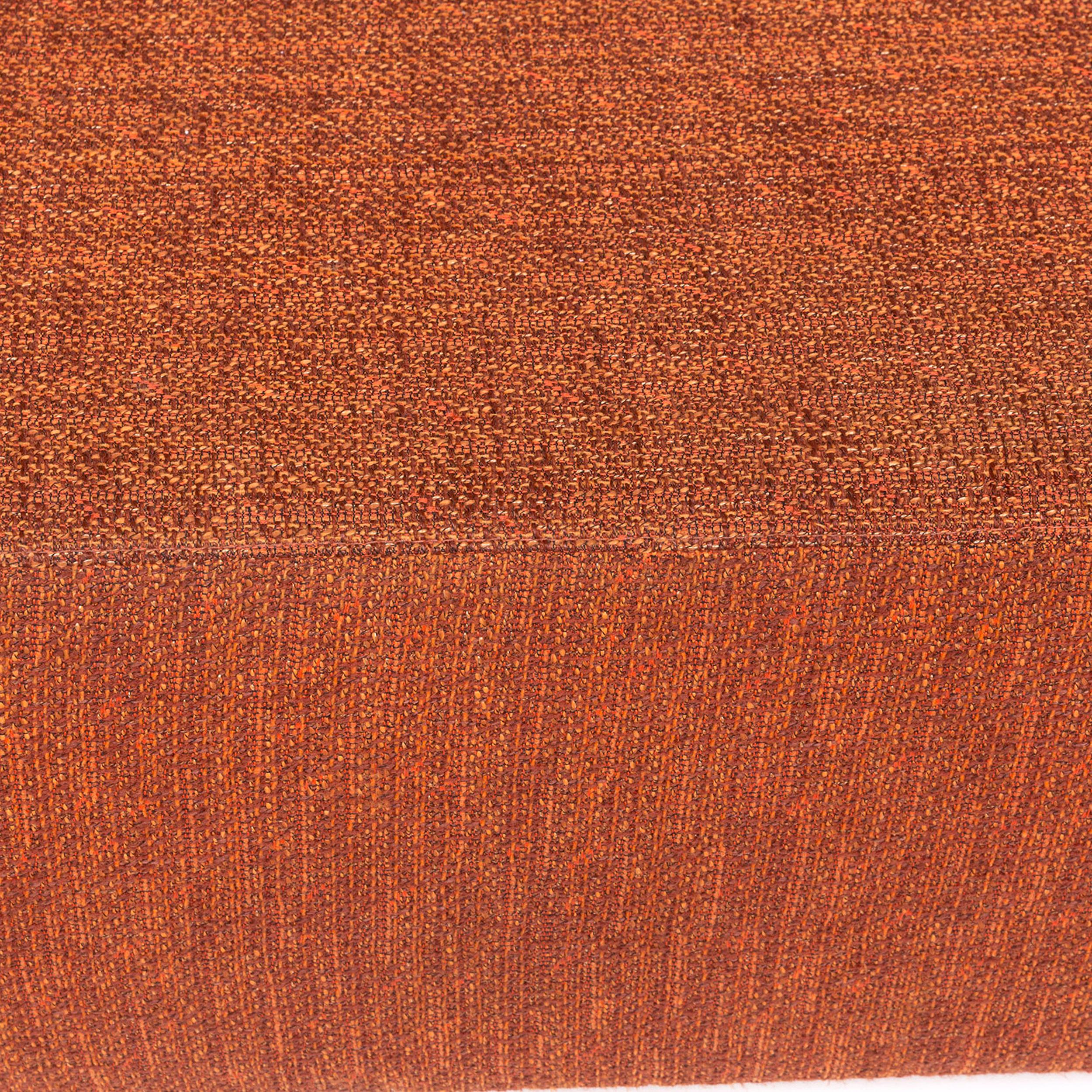 COR Nuba Orange Fabric Sofa Set 1 Three-Seat 1 Stool 6