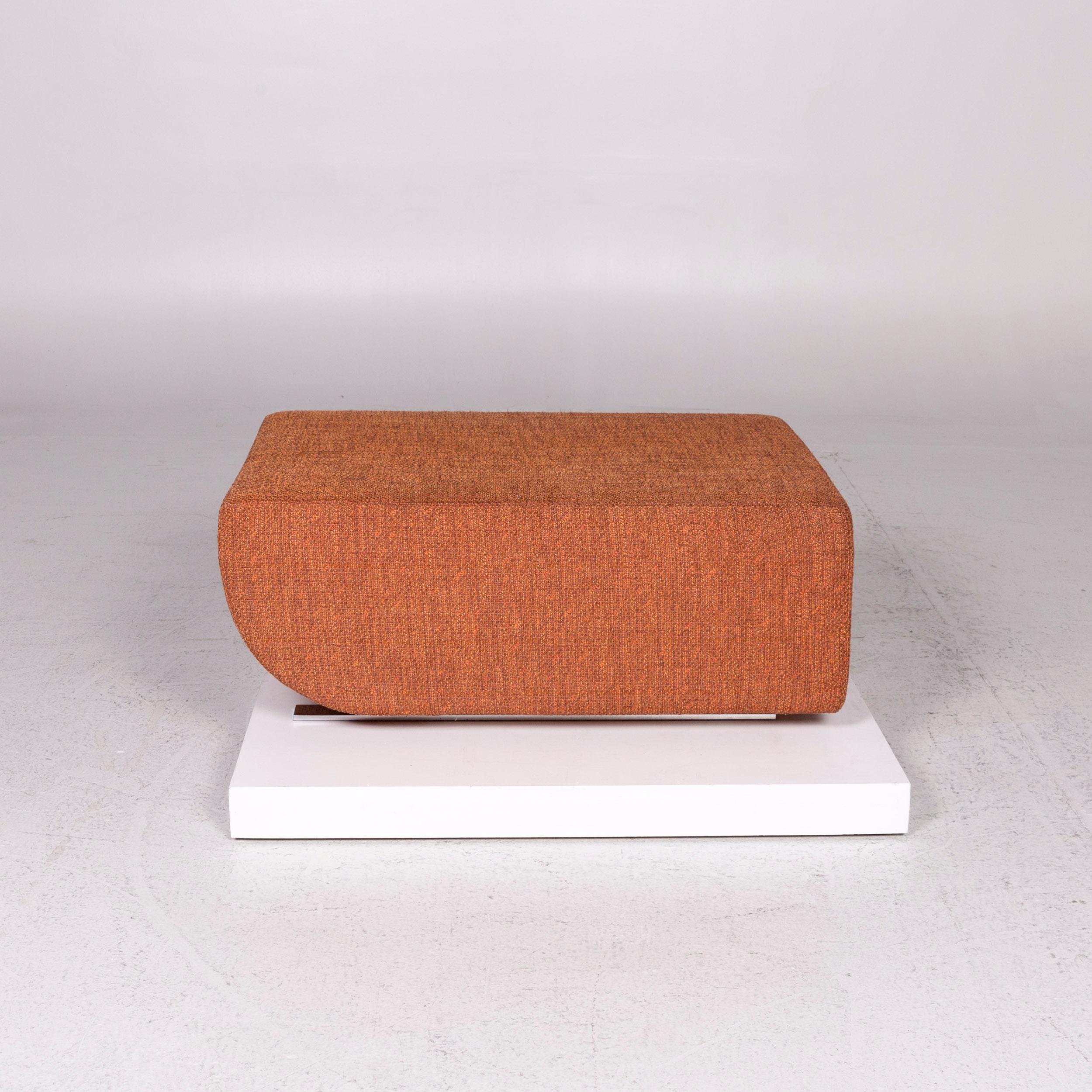 COR Nuba Orange Fabric Sofa Set 1 Three-Seat 1 Stool 10