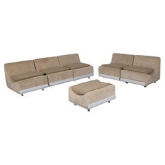 COR Orbis Modular Sofa In Beige Corduroy By Luigi Colani, 1970s