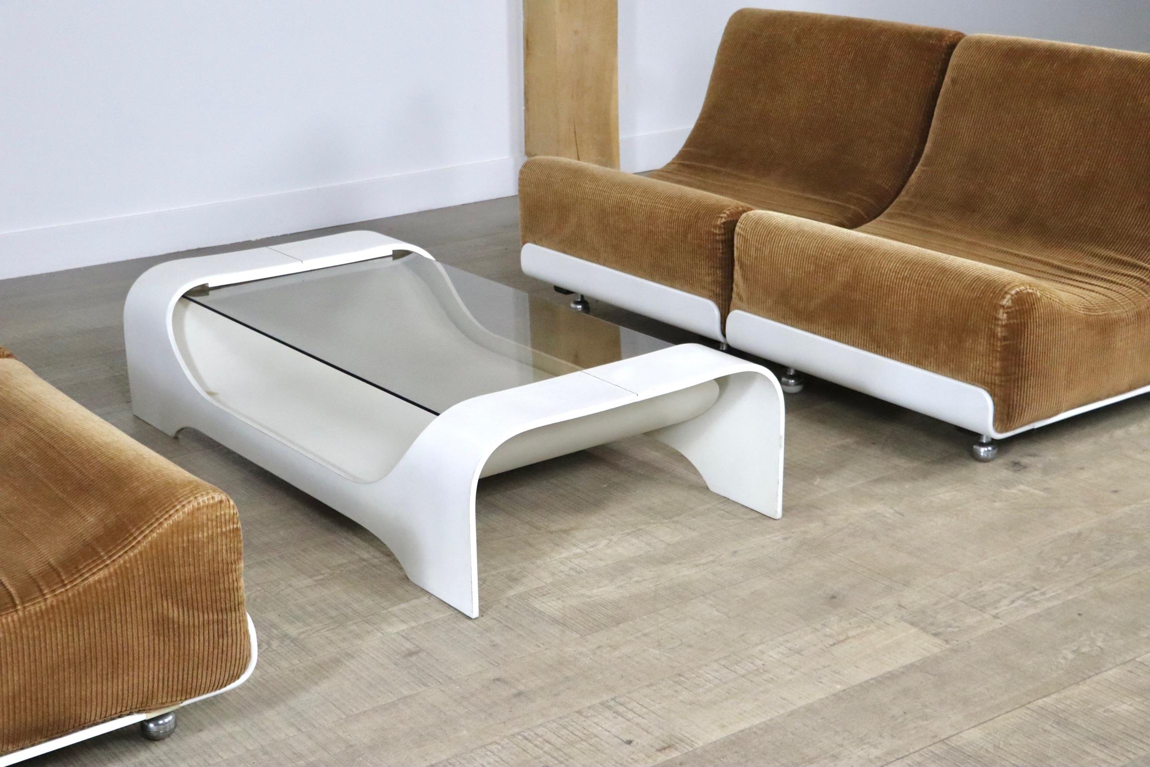COR Orbis Modulares Sofa aus Korduroy von Luigi Colani, 1970er Jahre 10