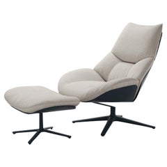 COR Shrimp 23 High Back Lounge Chair with Ottoman by Jehs+Laub