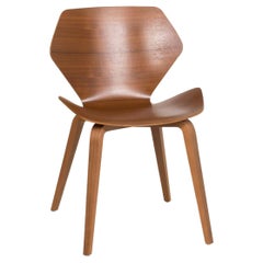 Cor Shrimp Wood Chair Brown