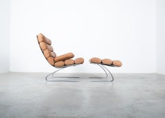 COR Sinus Leather Lounge Chair by Reinhold Adolf & Hans-Jürgen Schröpfer, 1976