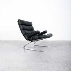 COR Sinus Leather Lounge Chair di Reinhold Adolf & Hans-Jürgen Schröpfer, 1976