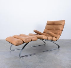 COR Sinus Leather Lounge Chair by Reinhold Adolf & Hans-Jürgen Schröpfer, 1976