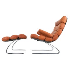 Vintage COR Sinus Leather Lounge Chair by Reinhold Adolf & Hans-Jürgen Schröpfer, 1976