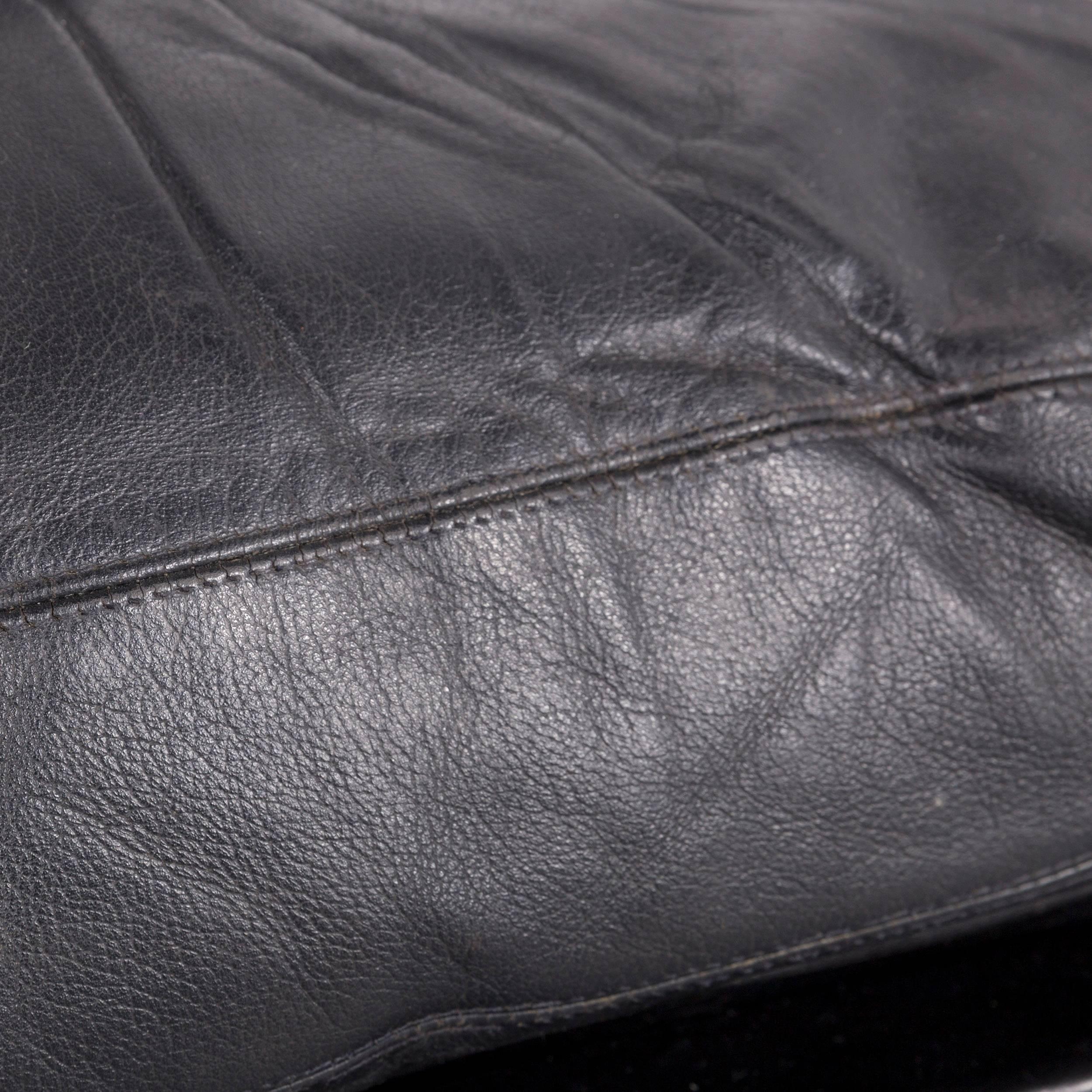 German COR Swing Leather Armchair Black One-Seat