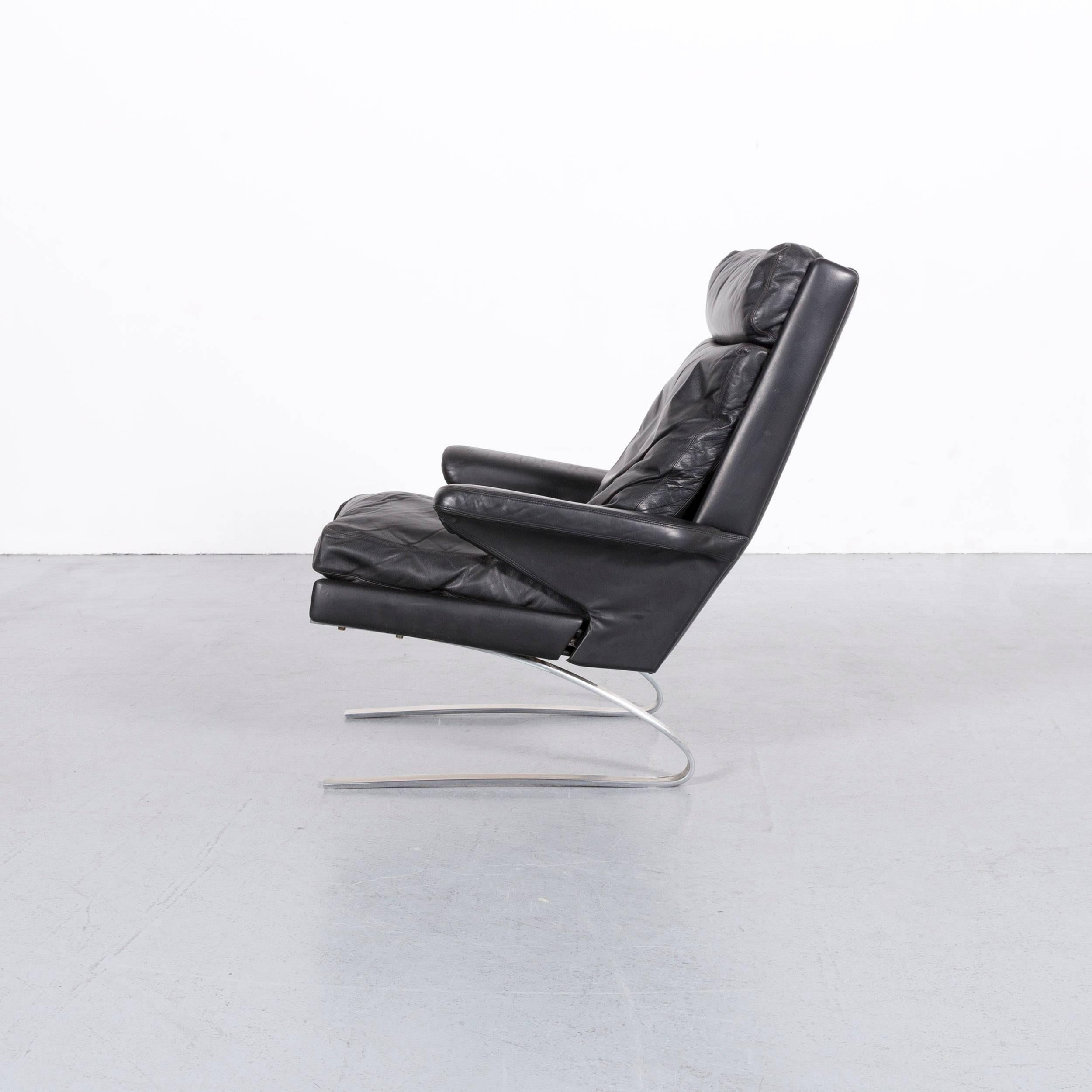 COR Swing Leather Armchair Black One-Seat 2
