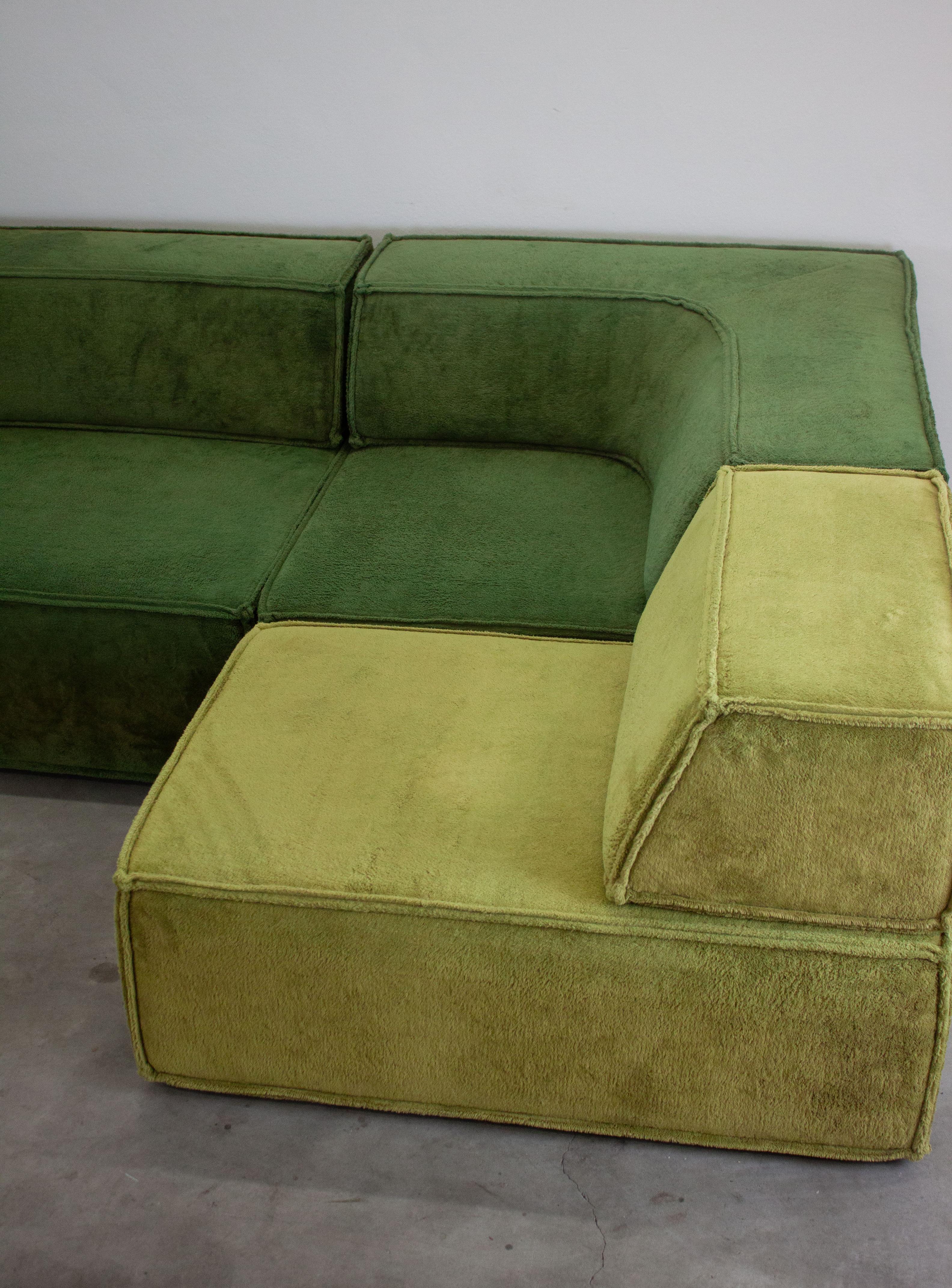 Late 20th Century COR Trio Modular Sofa by Team Form AG (Green)