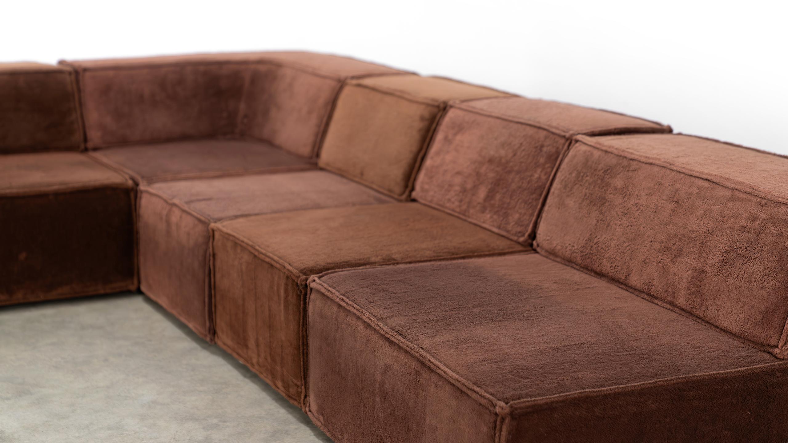 Cor Trio Modular Sofa Giant Landscape Brown Chocolate 1972 by Team Form AG 4