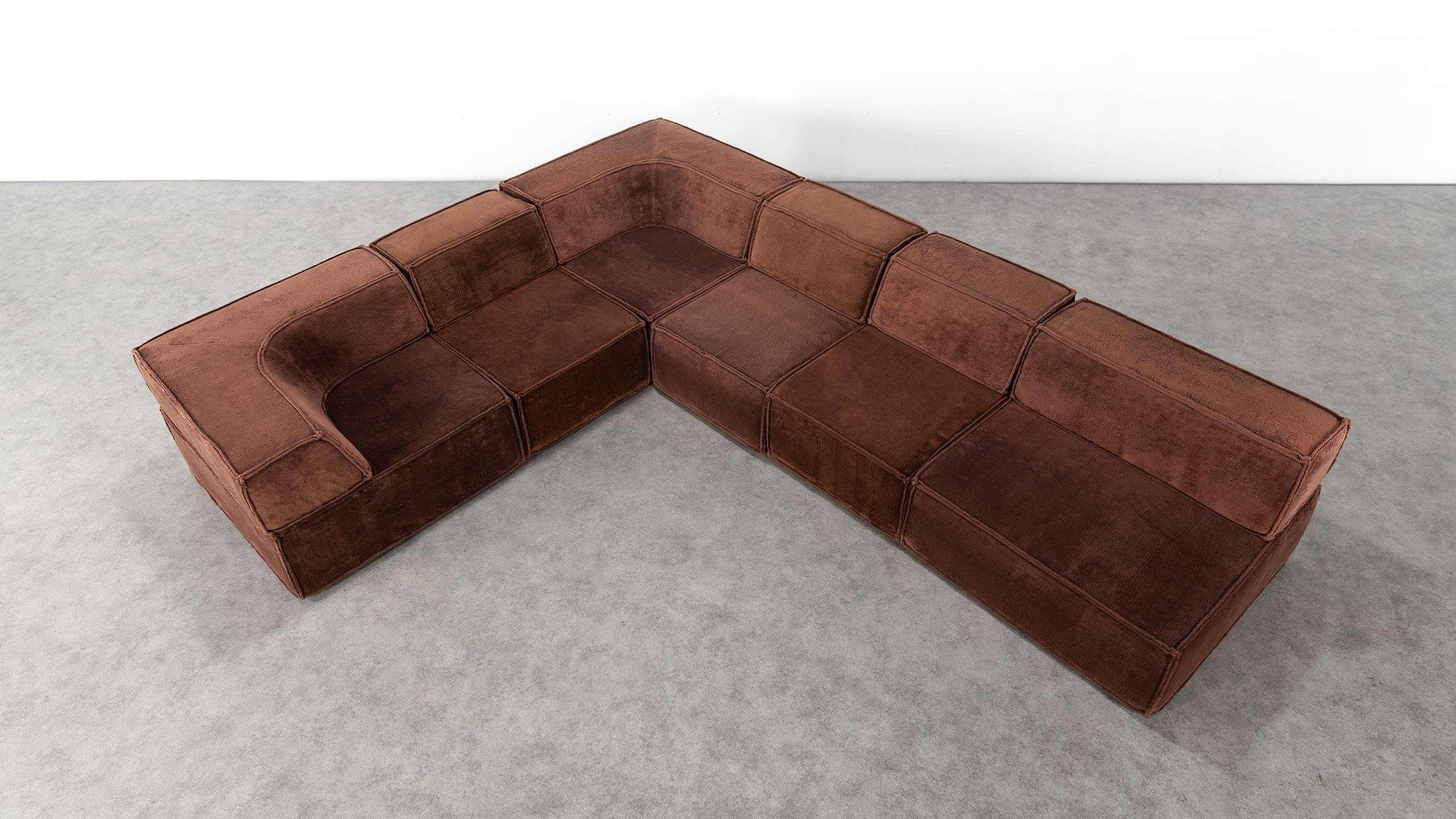 Cor Trio Modular Sofa Giant Landscape Brown Chocolate 1972 von Team Form AG im Angebot 6