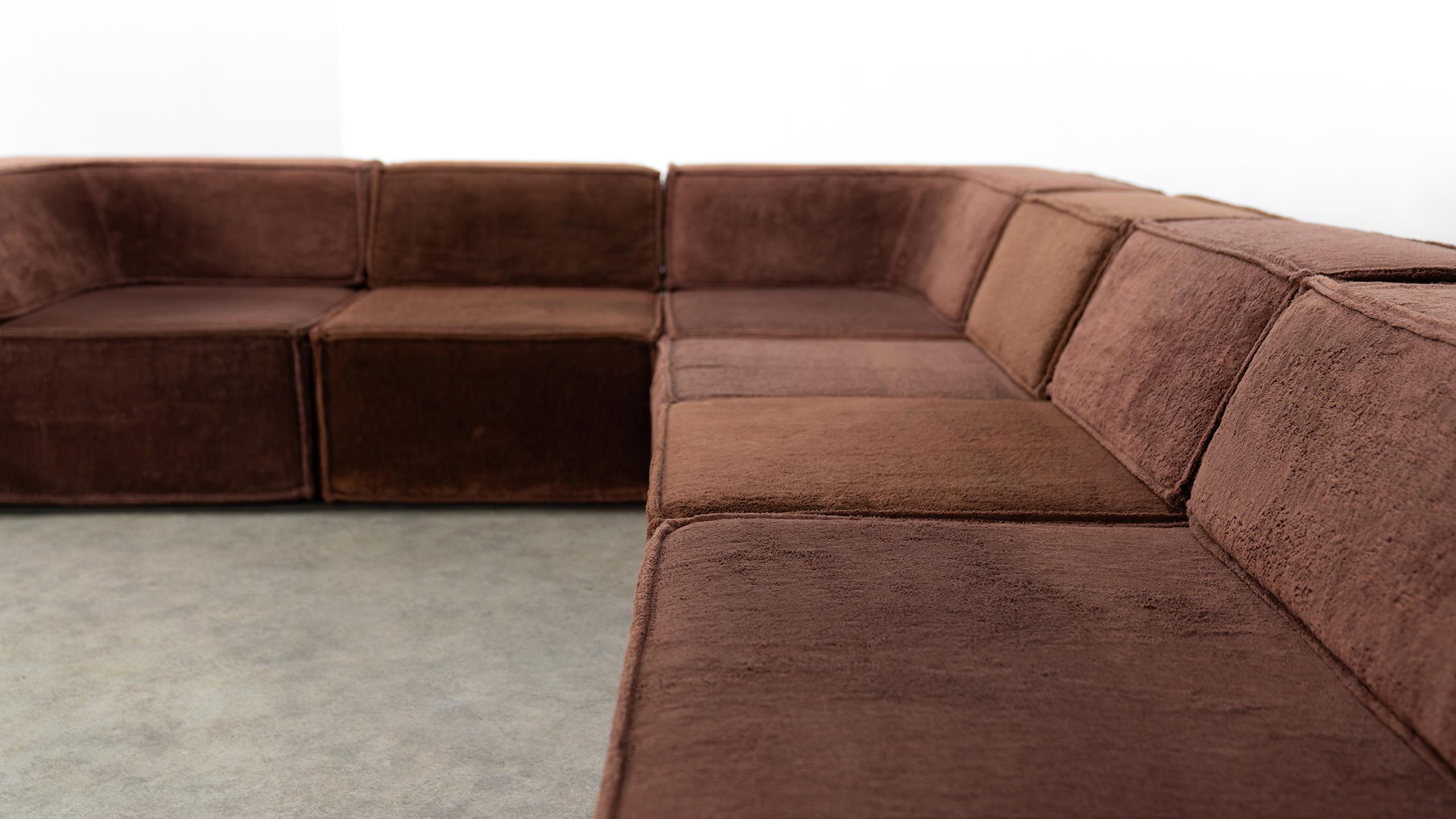 Cor Trio Modular Sofa Giant Landscape Brown Chocolate 1972 by Team Form AG 10