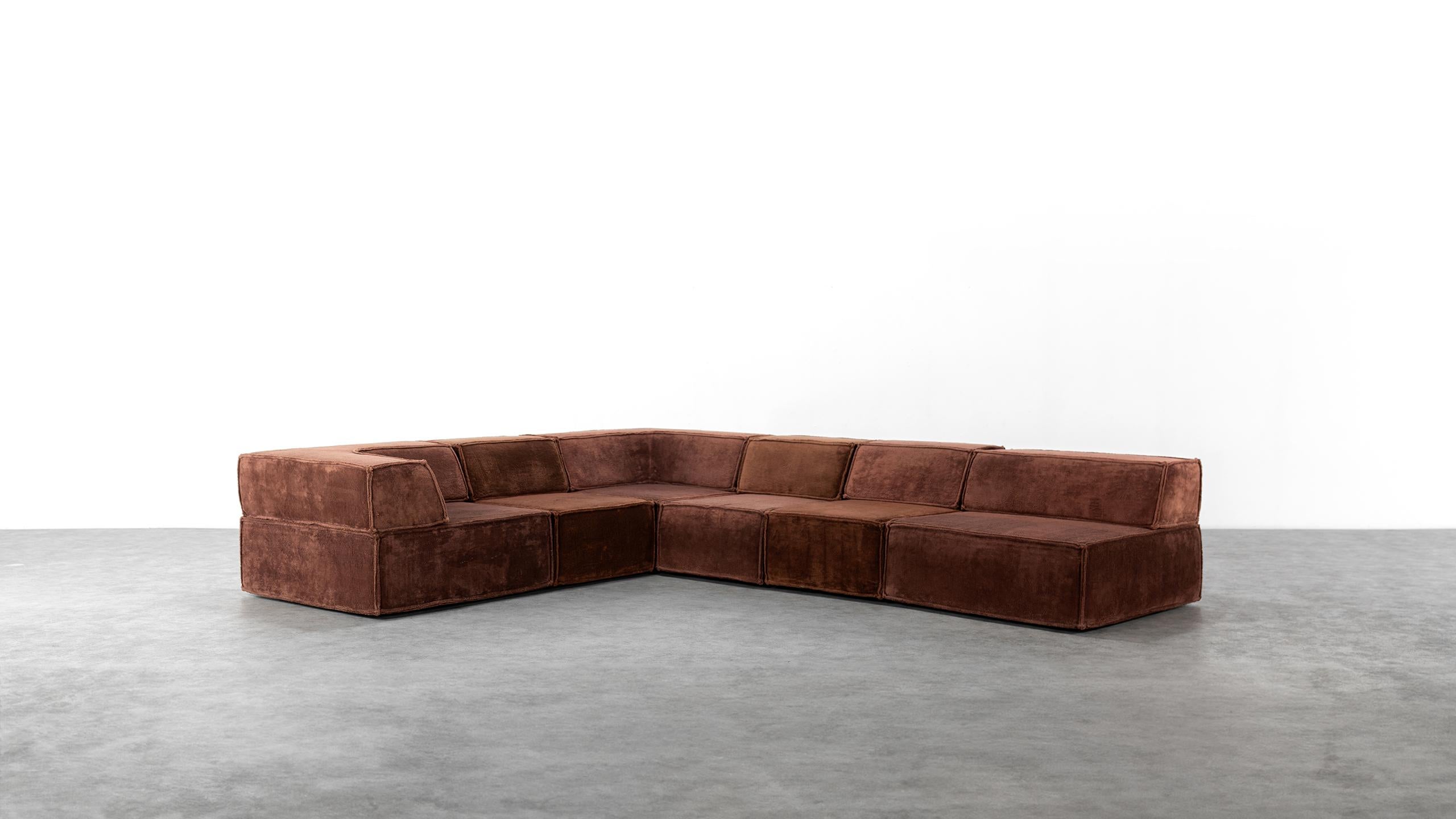 Cor Trio Modular Sofa Giant Landscape Brown Chocolate 1972 von Team Form AG im Angebot 2