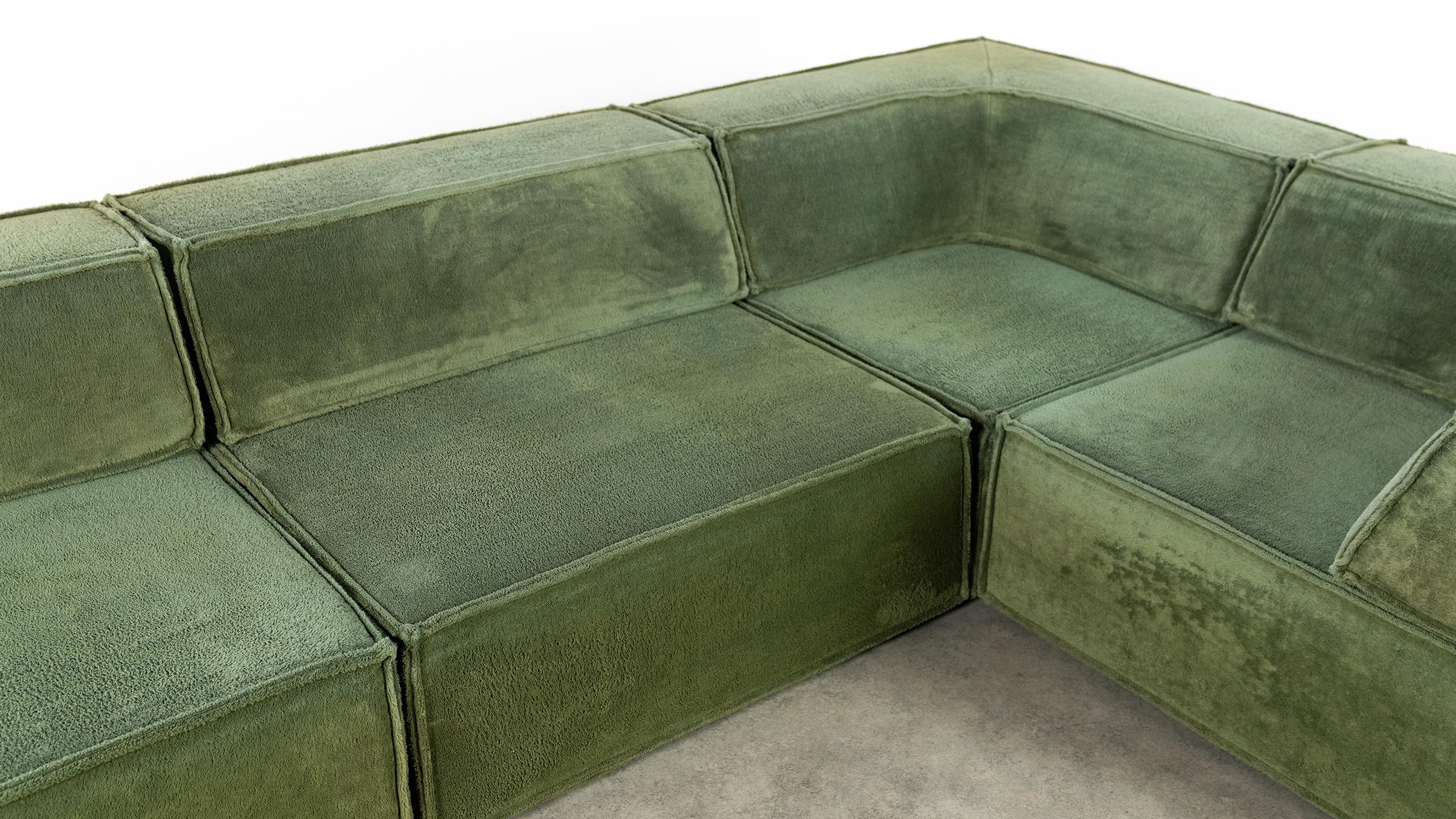 COR Trio Modular Sofa, Giant Landscape in Green, 1972 by Team Form AG 10