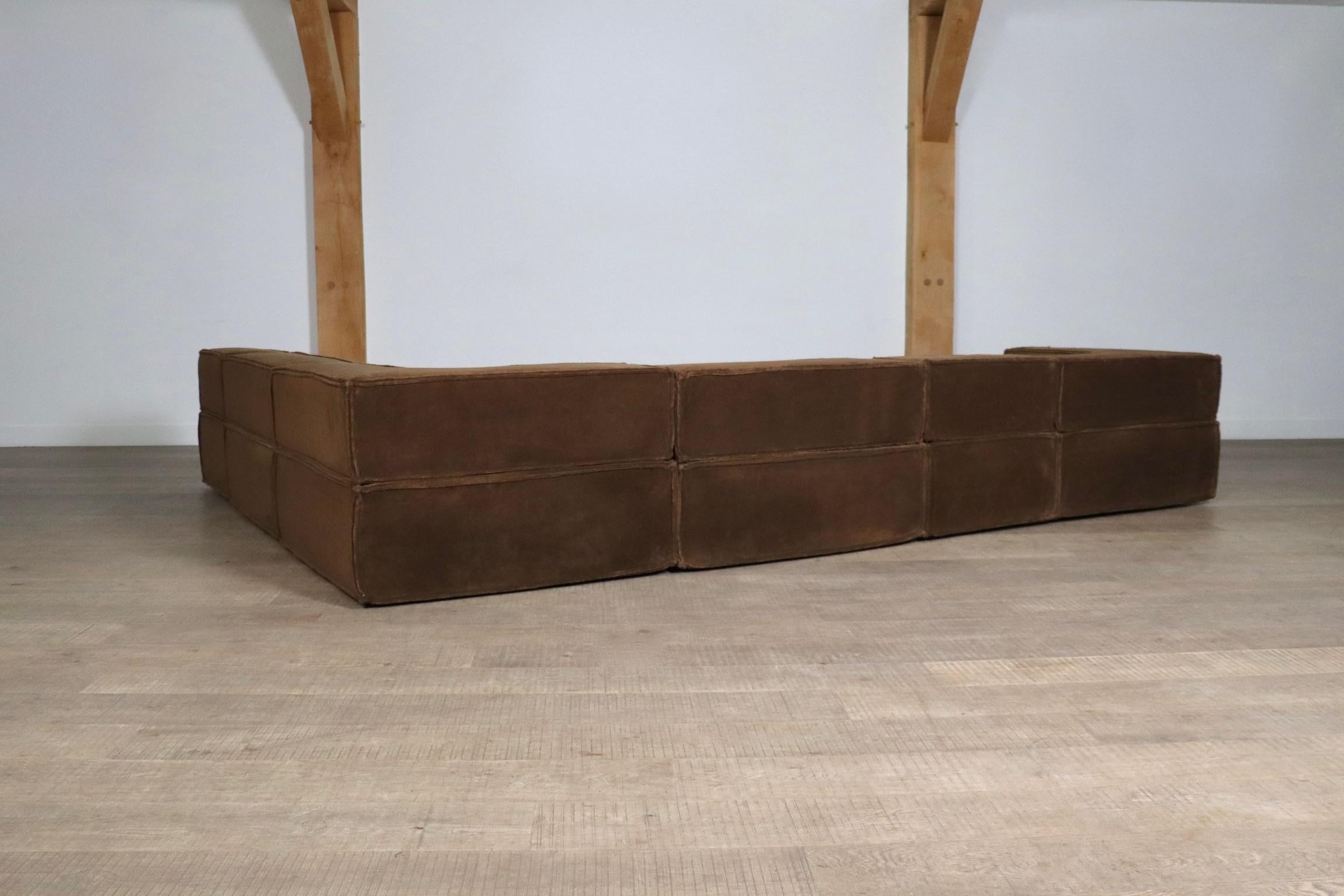 CORS Canapé modulable Trio en Teddy Brown par Team Form AG, années 1970 6