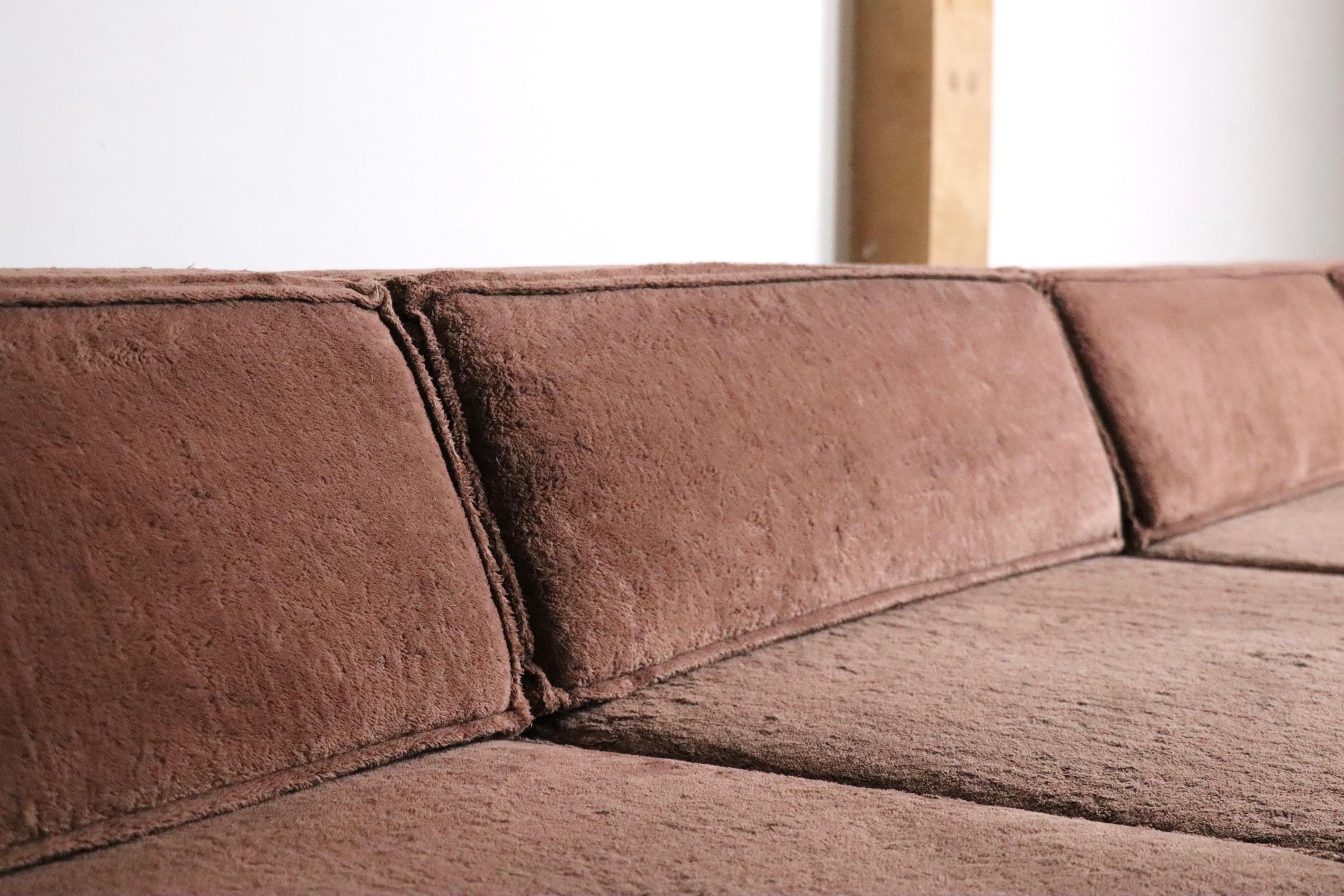 Sofá modular COR Trio en Teddy Brown By Team Form AG, Años 70 en Bueno Estado en ABCOUDE, UT