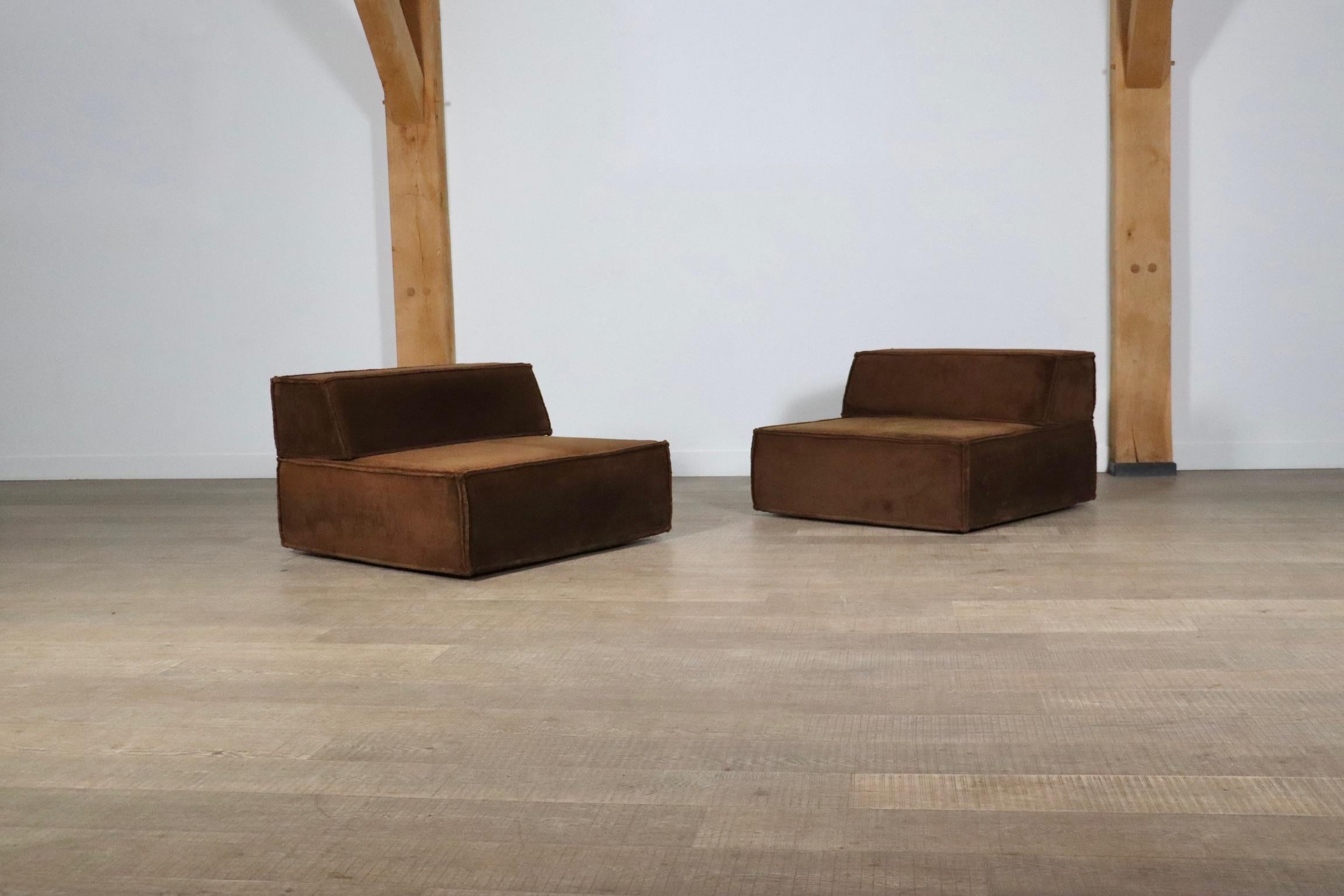 COR Trio Modular Sofa In Brown Teddy By Team Form AG, 1970s 1