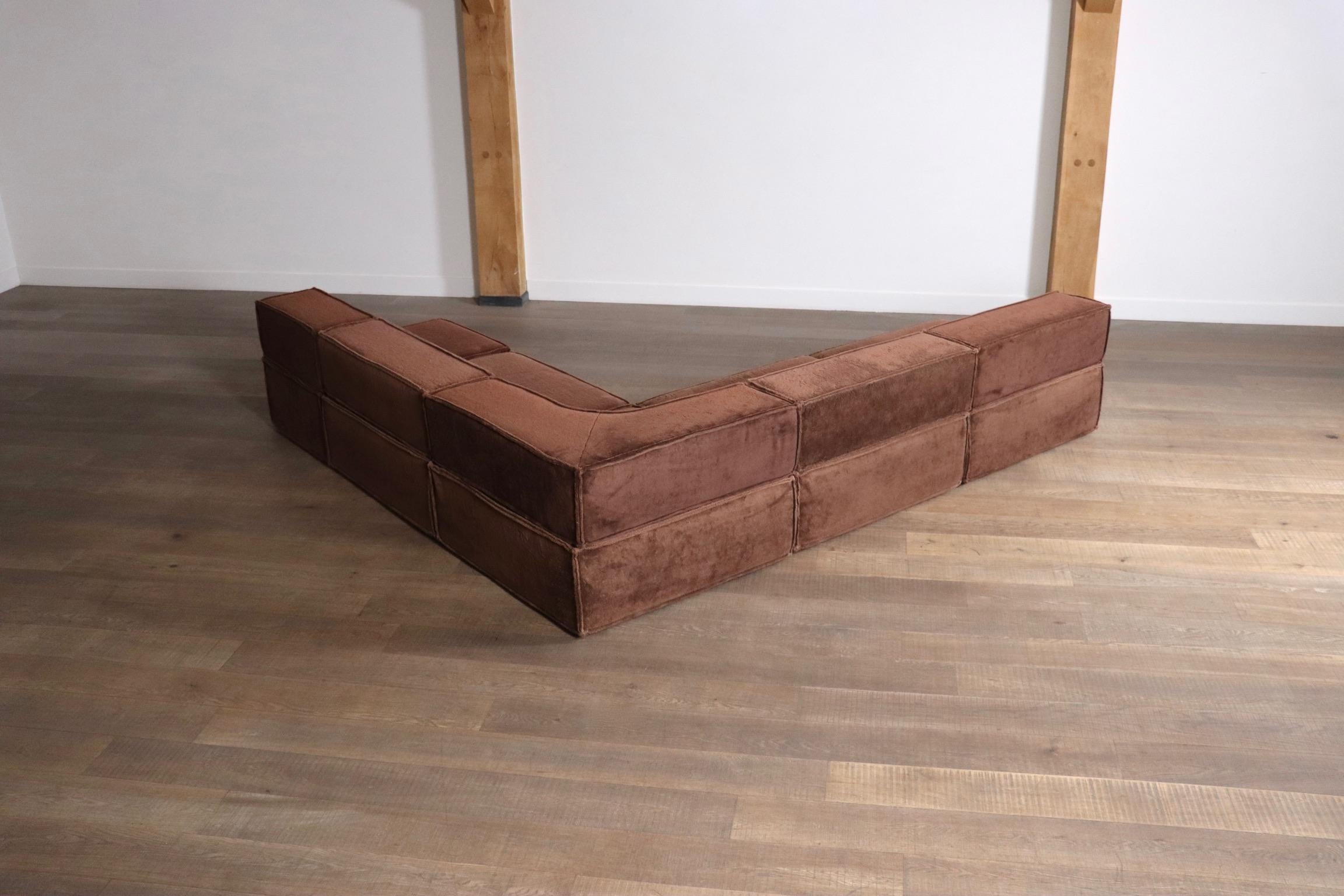 Sofá modular COR Trio en Teddy Brown By Team Form AG, Años 70 3