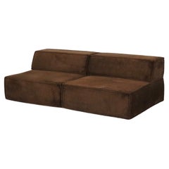 COR Trio Modular Sofa In Brown Teddy By Team Form AG, 1970s