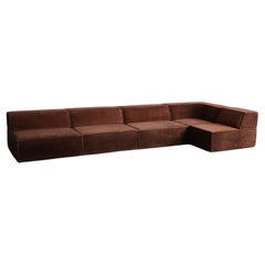 COR Trio Modular Sofa In Brown Teddy von Team Form AG, 1970er Jahre