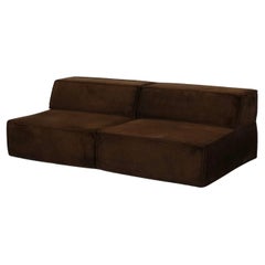 COR Trio Modular Sofa In Brown Teddy By Team Form AG, 1970s