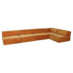 COR Trio Modular Sofa In Orange Teddy By Team Form AG, 1970s