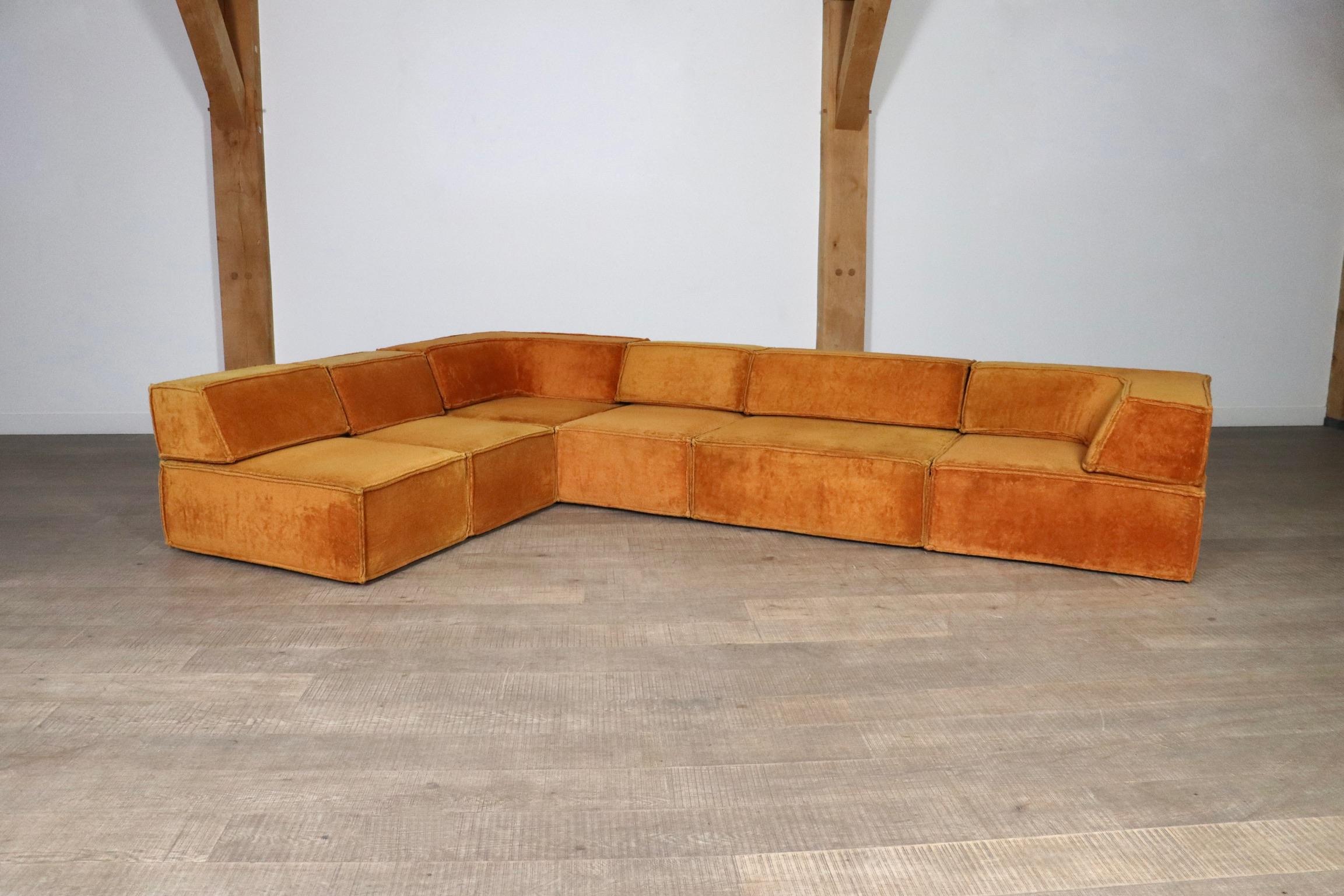 COR Trio Modular Sofa In Orange Teddy By Team Form AG, 1970sc 6