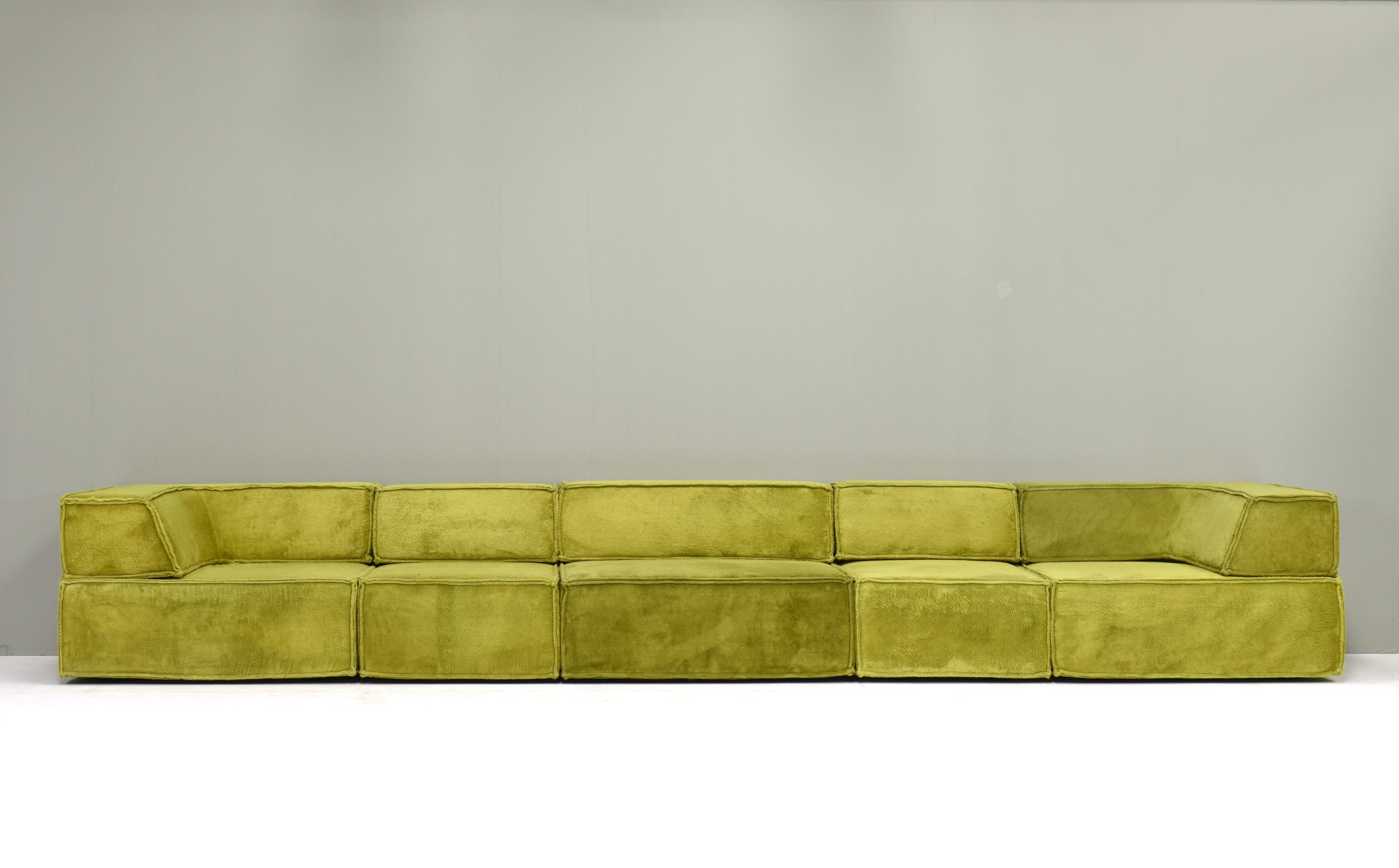 COR Trio Sectional Sofa by Team Form Ag for COR, Germany / Switzerland, 1972 In Good Condition In Pijnacker, Zuid-Holland