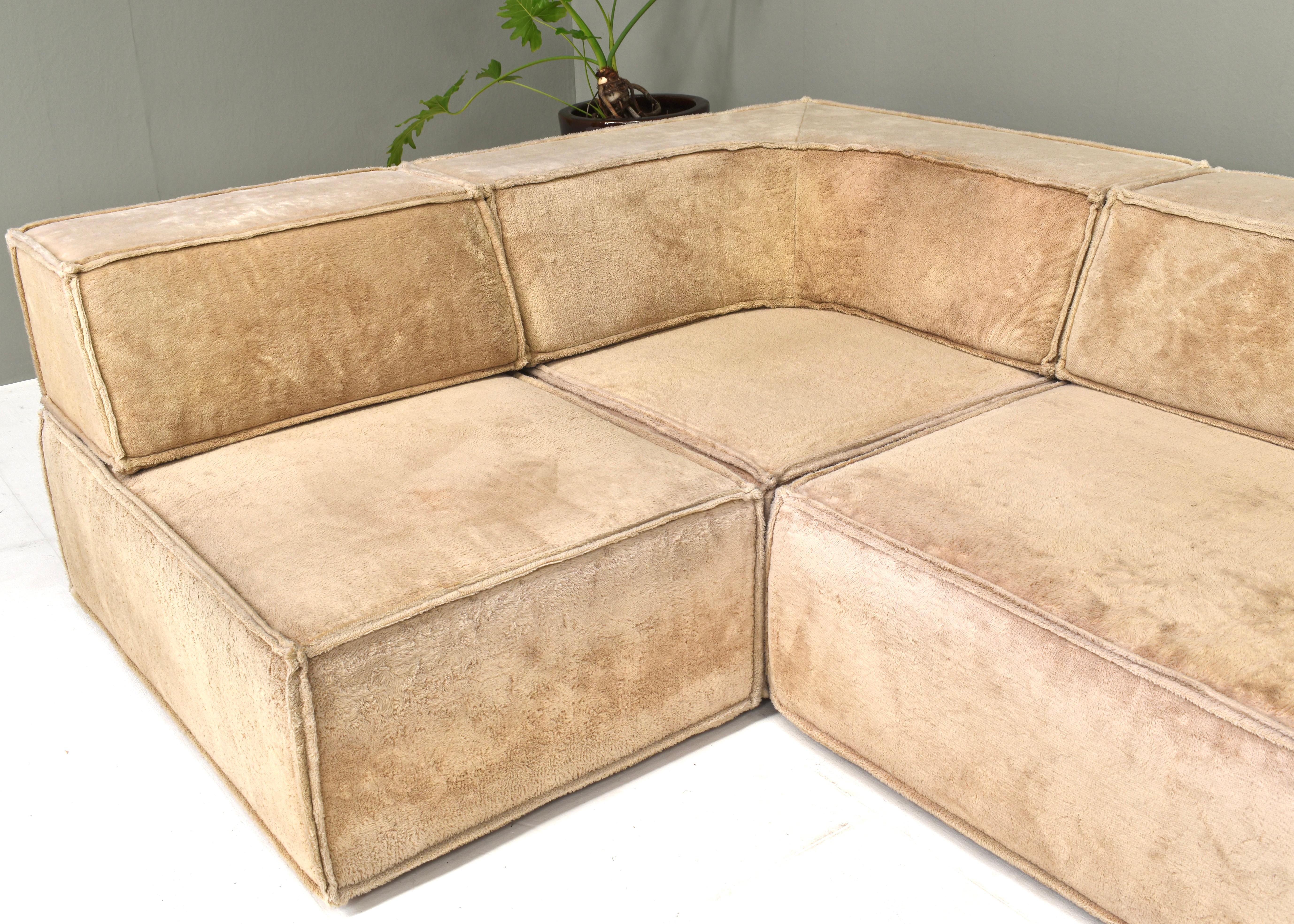 Mid-Century Modern COR Trio Sectional Sofa by Team Form Ag for COR, Germany / Switzerland, 1972 For Sale