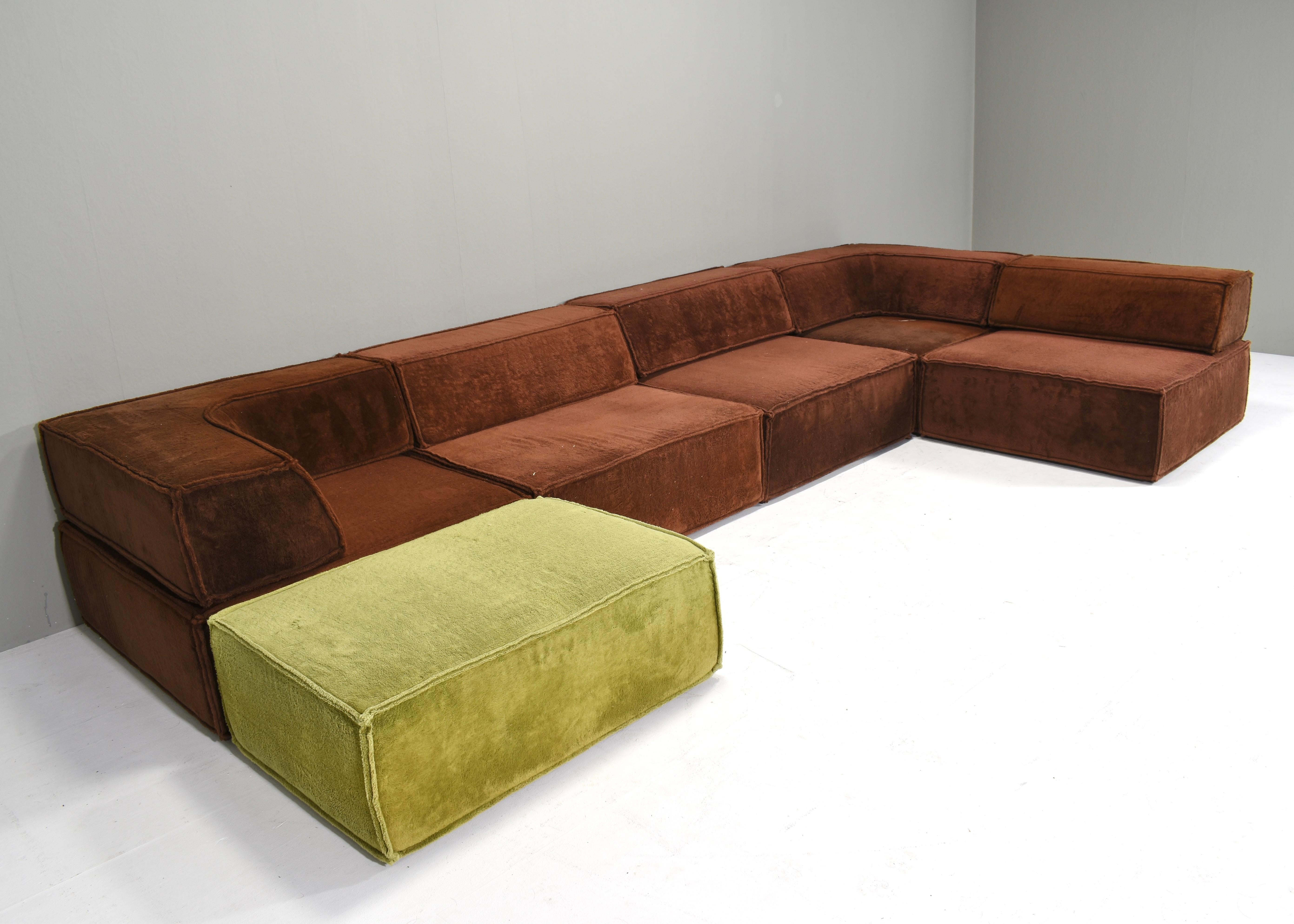 Mid-Century Modern COR Trio Sectional Sofa for REUPHOLSTERING, Germany / Switzerland, 1972 For Sale