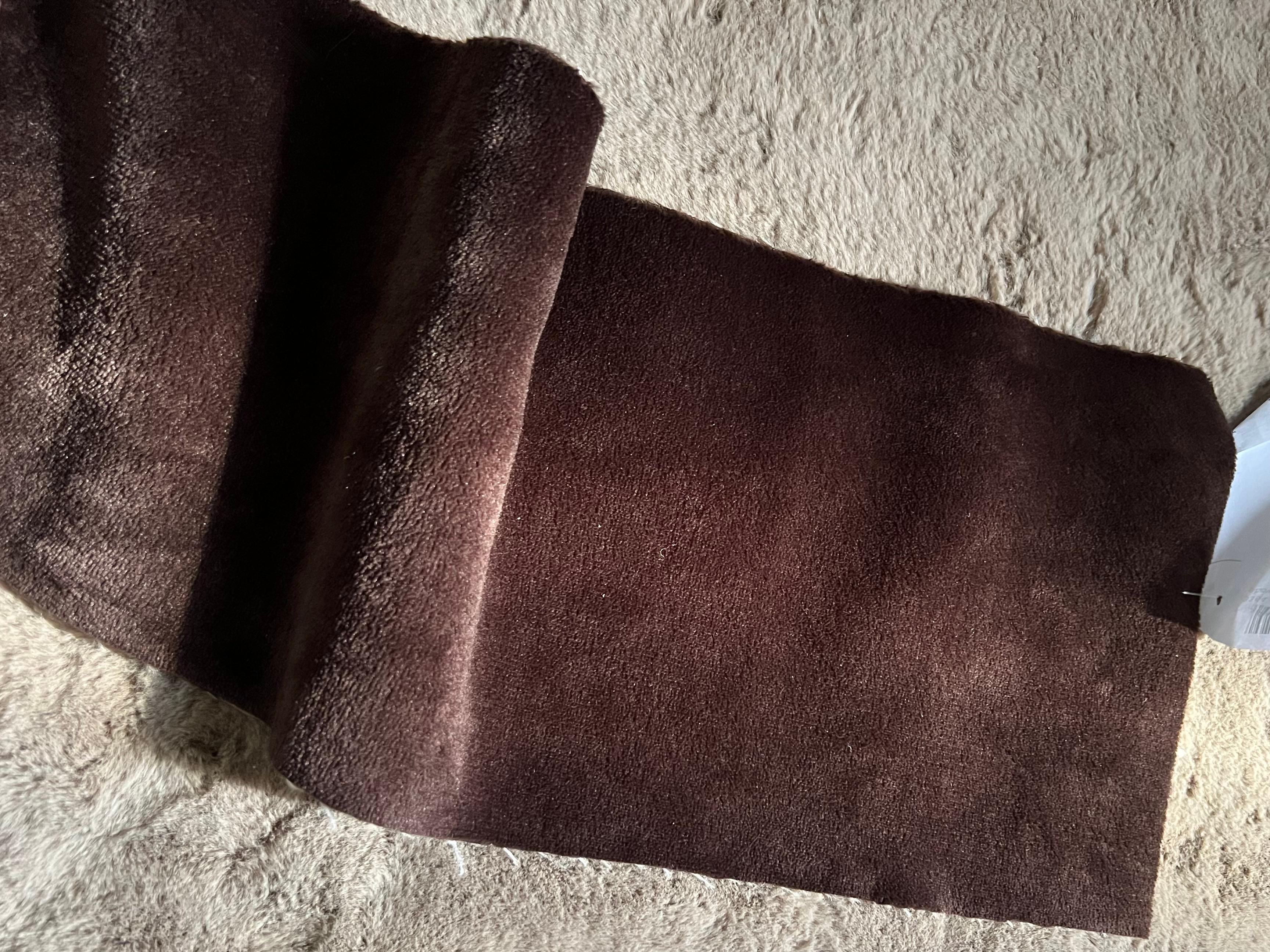 Divano componibile Trio CORS in velluto marrone cioccolato 1972  NUOVO IMBOTTITURA in vendita 8
