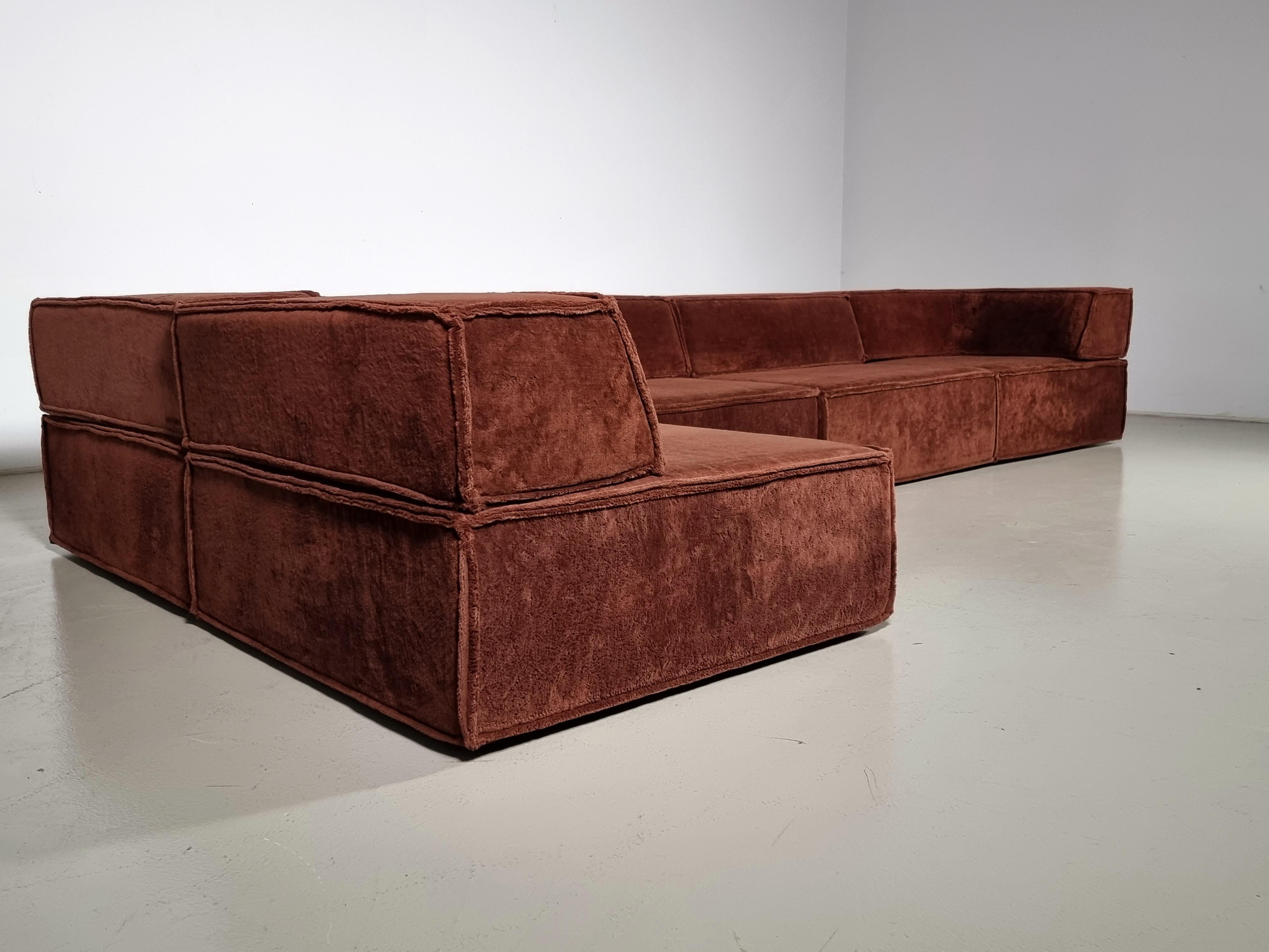 COR Trio Sofa by Team Form Ag in brown original fabric, COR Furniture, Germany 5