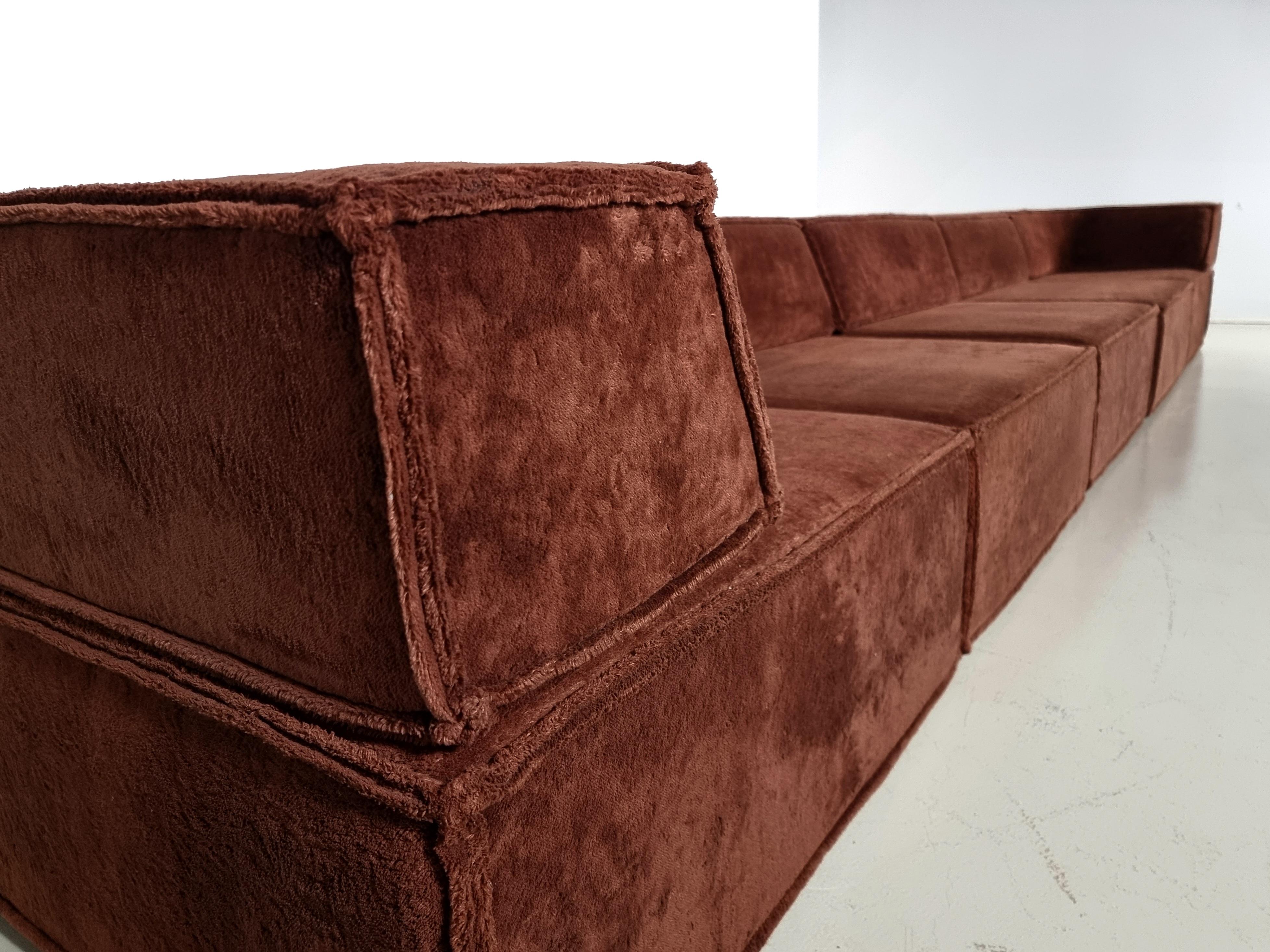 COR Trio Sofa by Team Form Ag in brown original fabric, COR Furniture, Germany 6