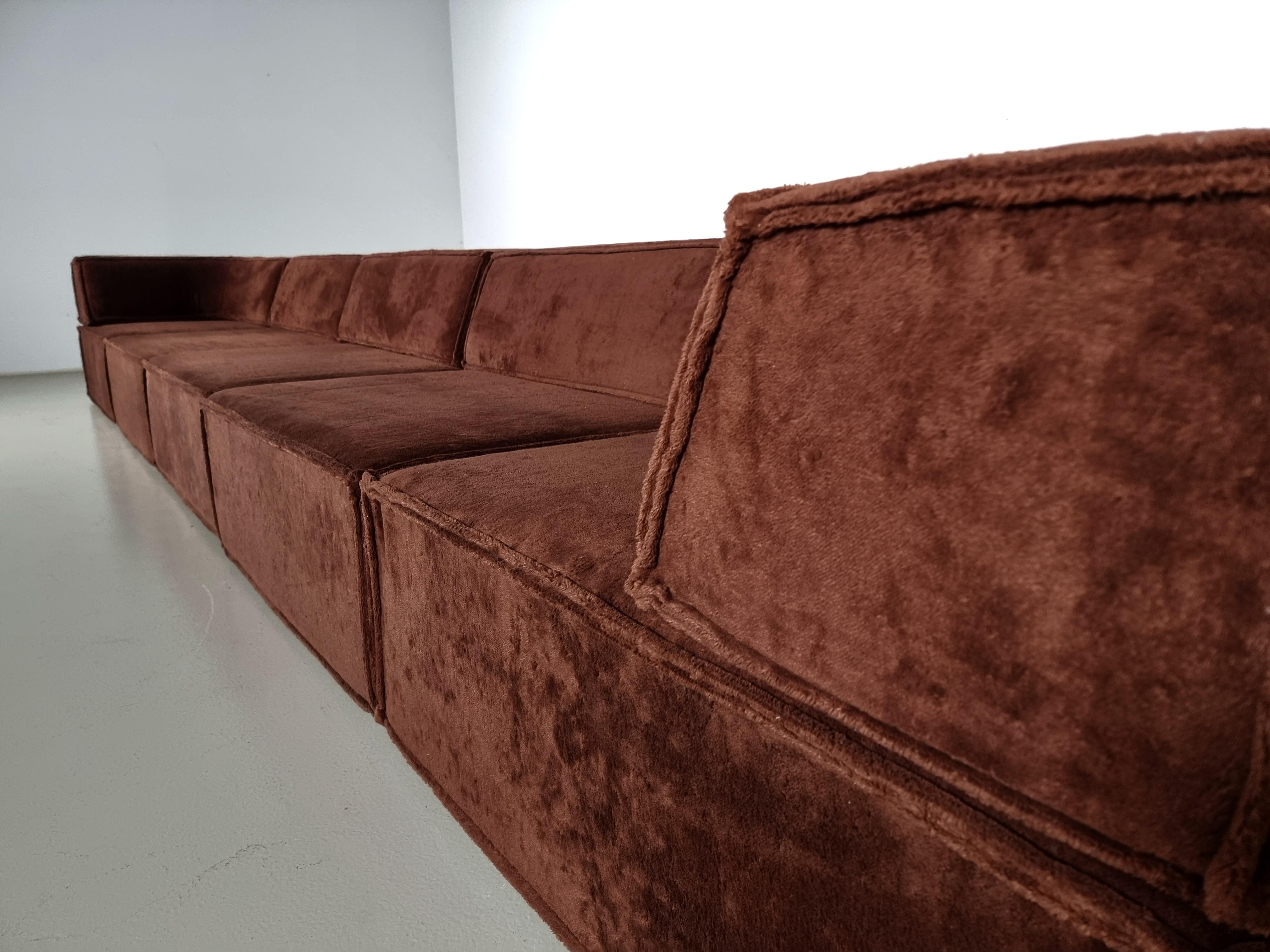 COR Trio Sofa by Team Form Ag in brown original fabric, COR Furniture, Germany 7
