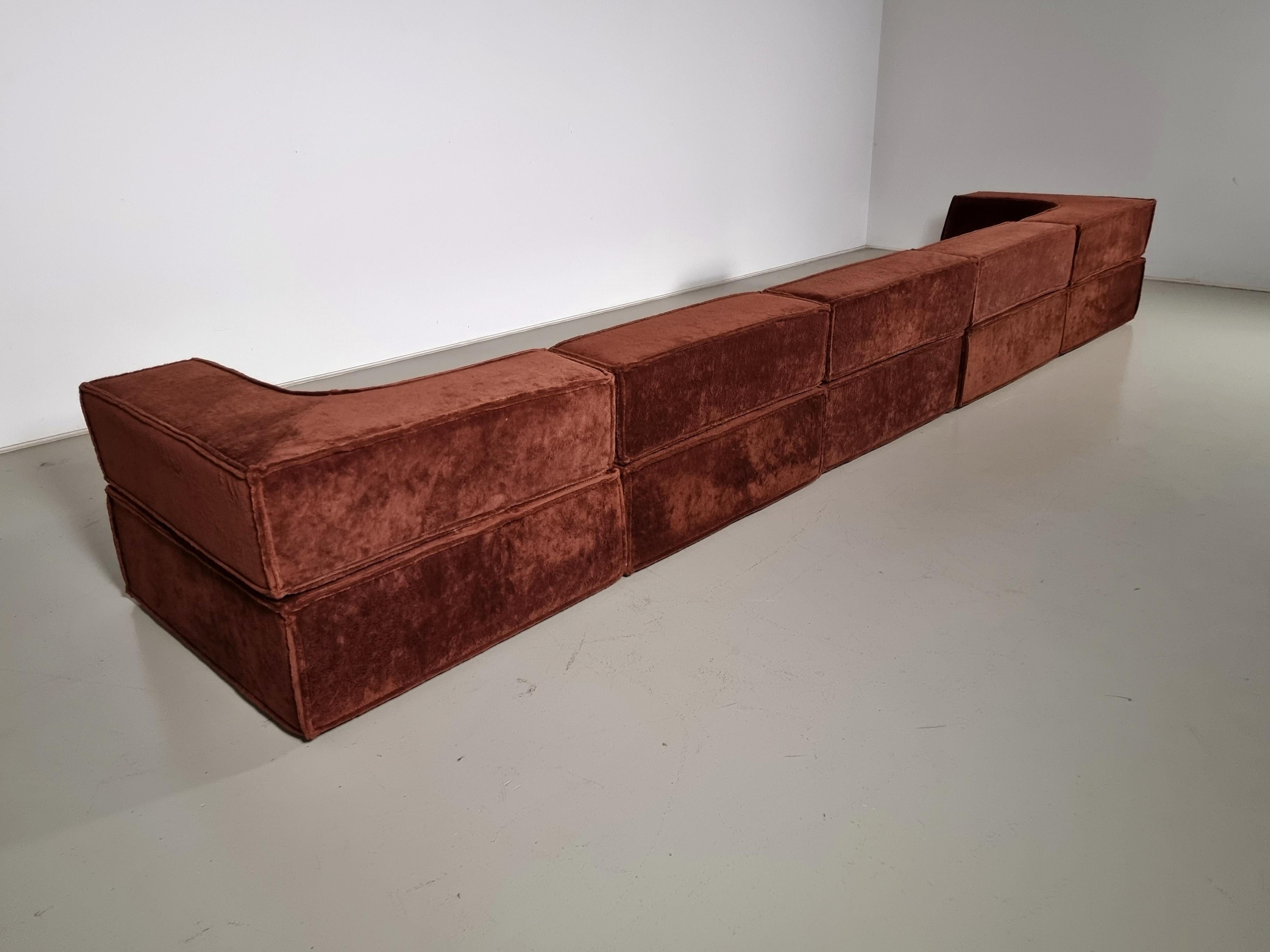 Late 20th Century COR Trio Sofa by Team Form Ag in brown original fabric, COR Furniture, Germany