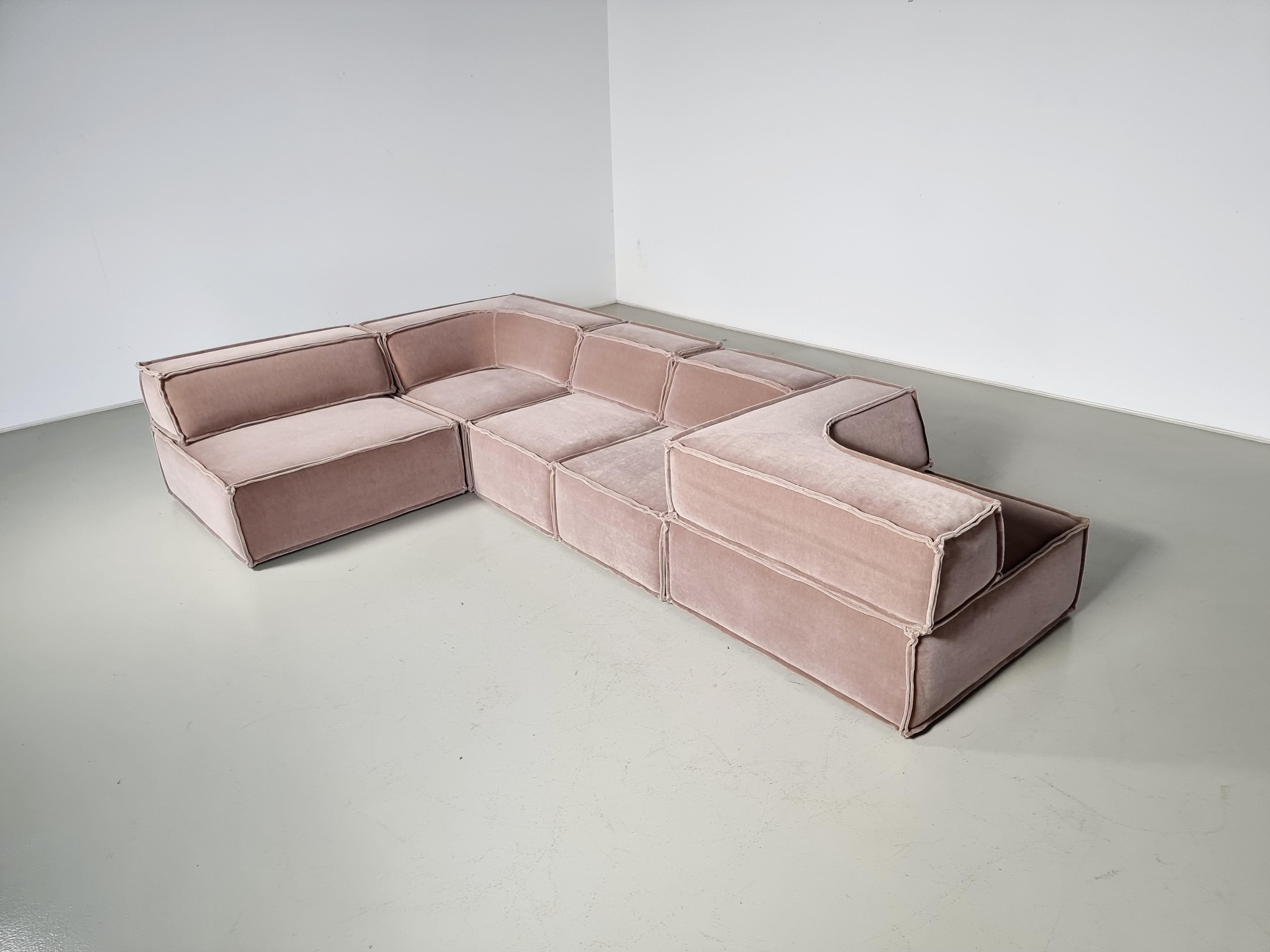 COR Trio Sofa en mohair beige par Team Form AG pour COR Furniture, 1970 Excellent état à amstelveen, NL