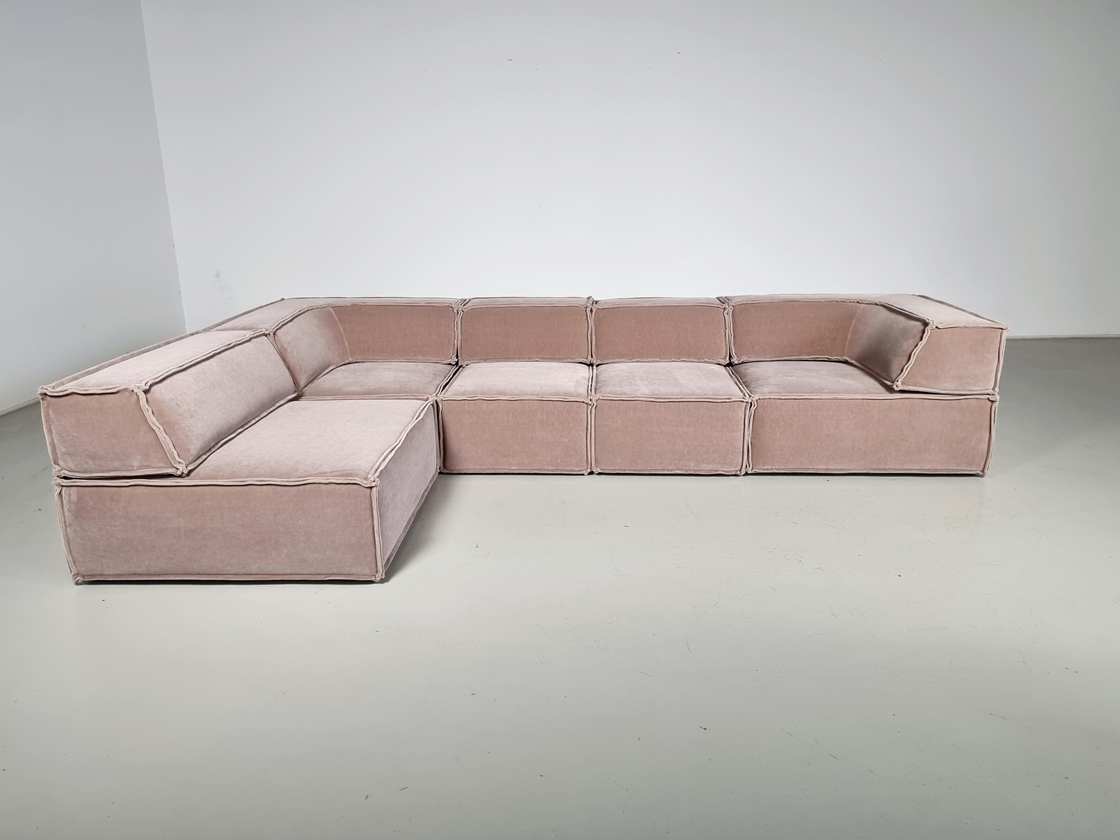 Mohair COR Trio Sofa en mohair beige par Team Form AG pour COR Furniture, 1970