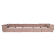 COR Trio Sofa en mohair beige par Team Form AG pour COR Furniture, 1970