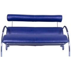 COR Zyklus Designer Sofa Purple-Blue Two-Seater Couch