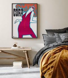 Cora 1968 Polish Fashion Advertising Poster Wiktor Gorka