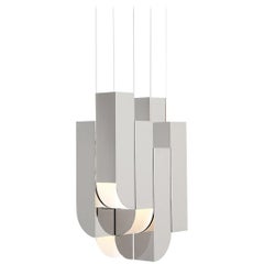 Cora 8 Lights in Polished Nickel by Karl Zahn for Roll & Hill