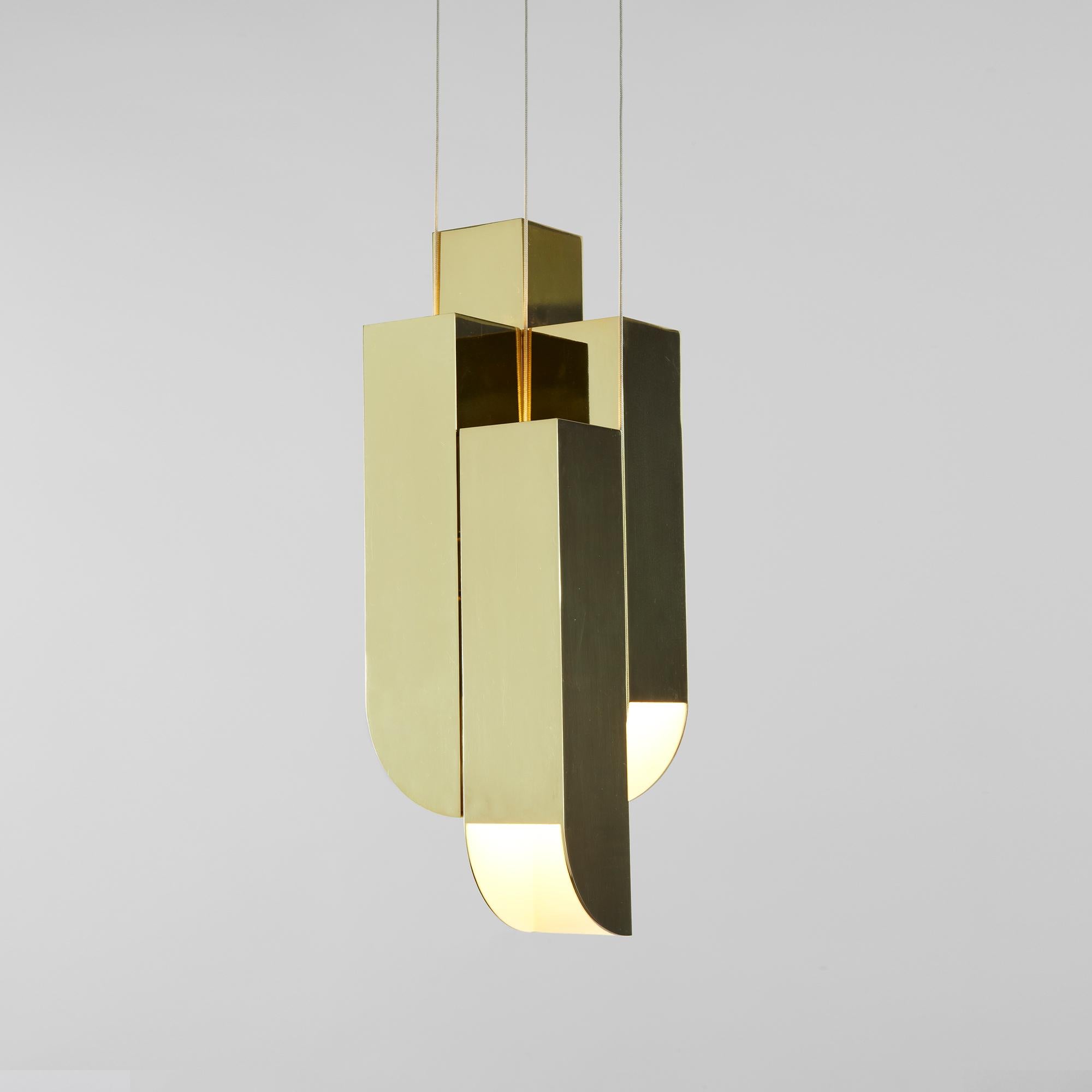 Cora Pendant Four by Karl Zahn for Roll & Hill In New Condition In Los Angeles, CA