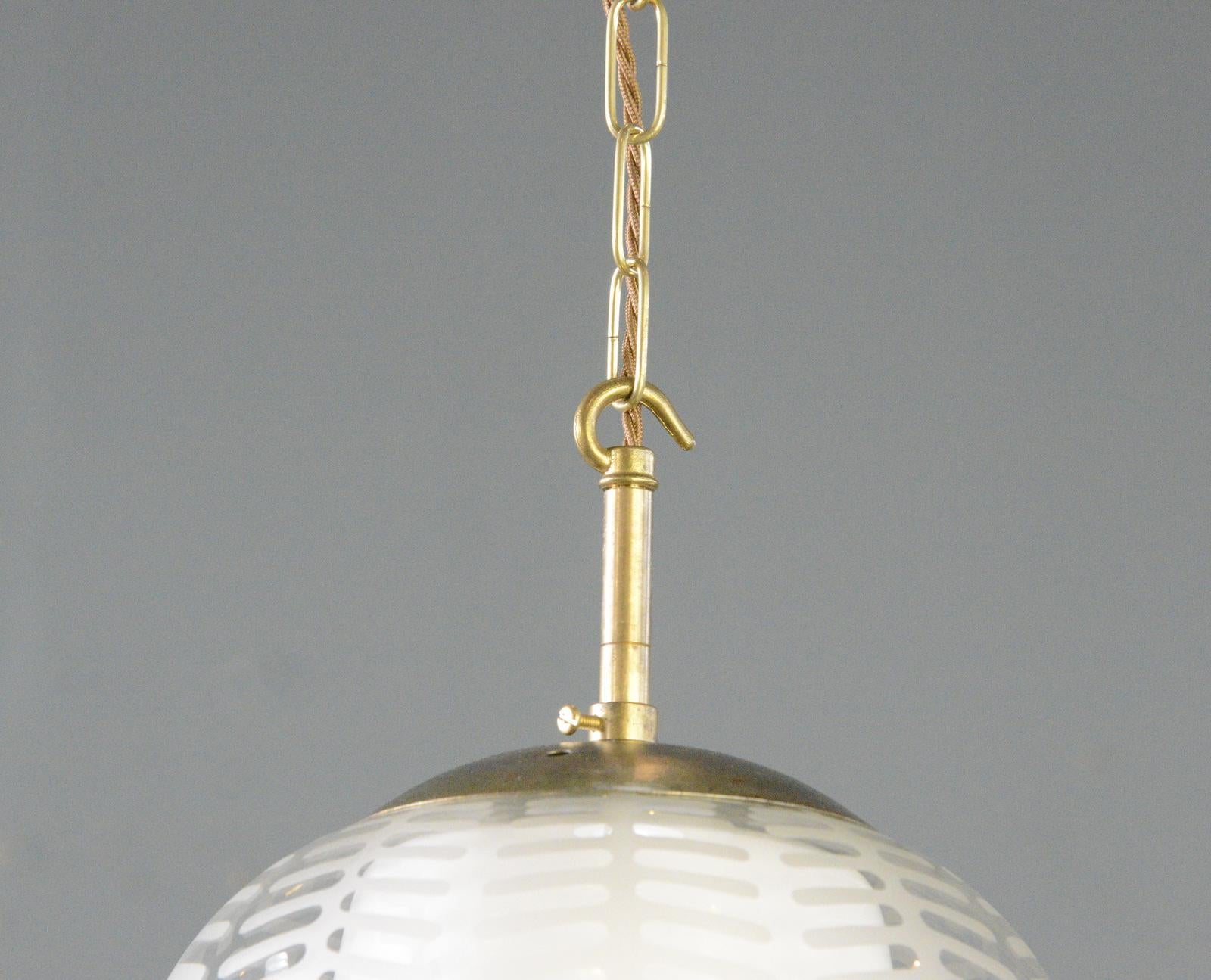 German Cora Pendant Lights By Wilhelm Wagenfweld For Peill & Putzler