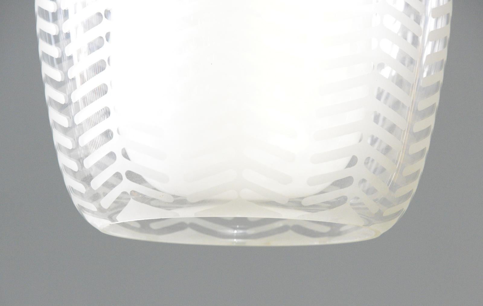 Cora Pendant Lights By Wilhelm Wagenfweld For Peill & Putzler In Good Condition In Gloucester, GB