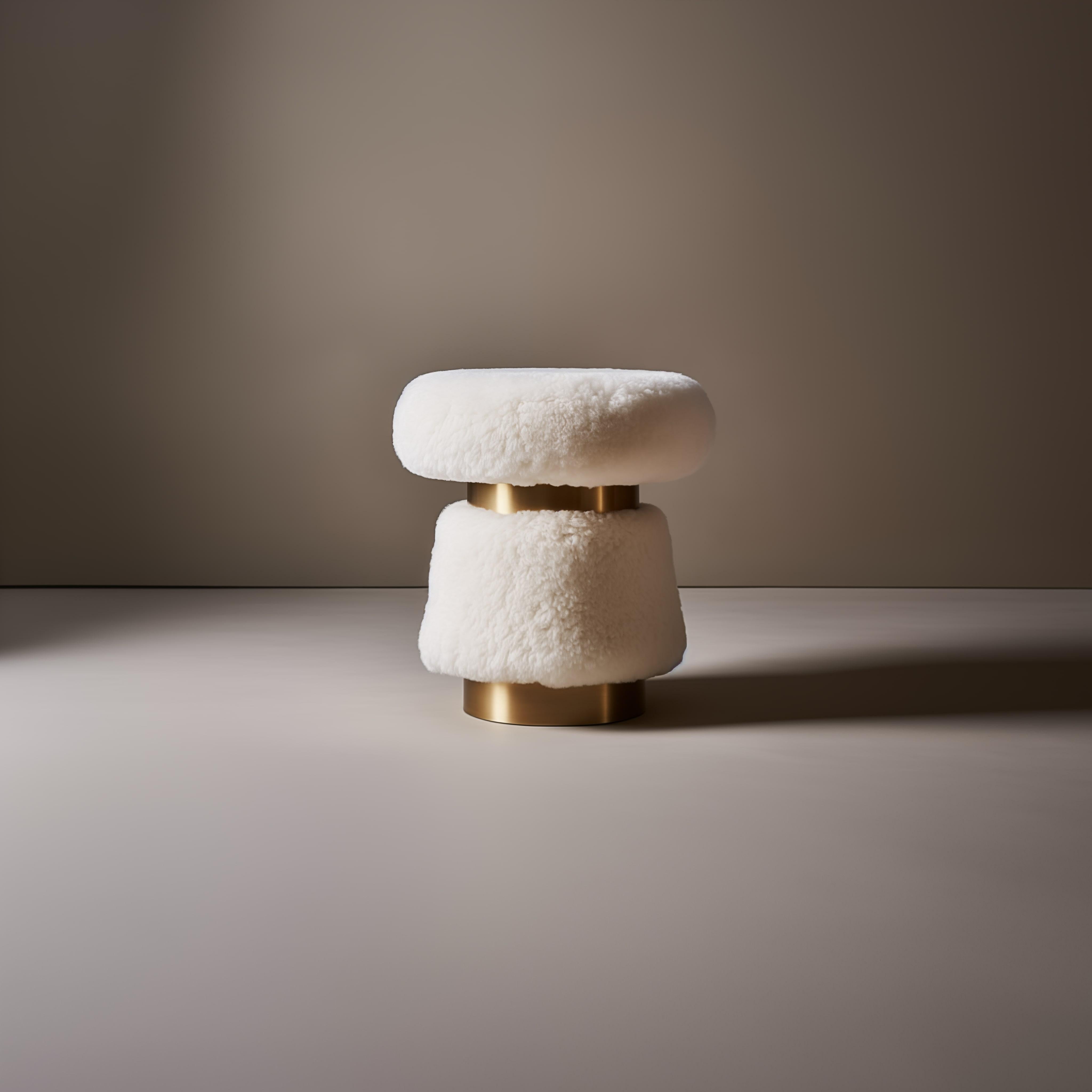Elevate your interior with our exquisite Cora Stool, a perfect fusion of luxurious comfort and sculptural elegance that serves as both functional seating and artistic statement piece. Our Cora Stool exemplifies sophisticated design with its graceful