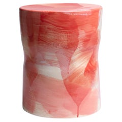 Corail 01 Tabouret en grès émaillé de Pascale Girardin