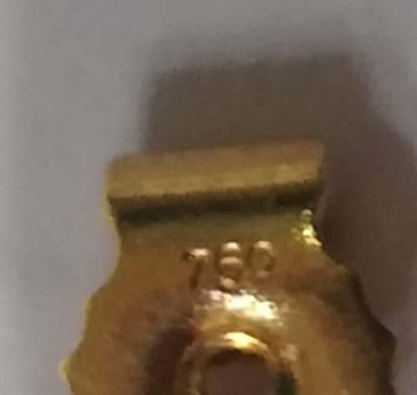Women's Coral, 18 Karat Yellow Gold Earrings. For Sale