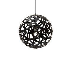 Coral 60 Pendant Lamp in 2 Sides Painted Bamboo Plywood by David Trubridge