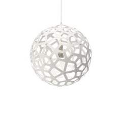 Coral 80 Pendant Lamp in 2 Sides Painted Bamboo Plywood by David Trubridge